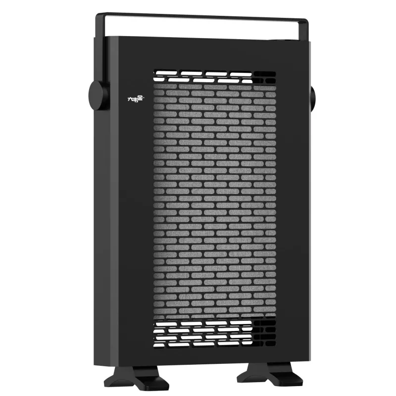 Téitheoir ingearach graphene dubh 1800W Téitheoir ingearach graphene dubh 1800W